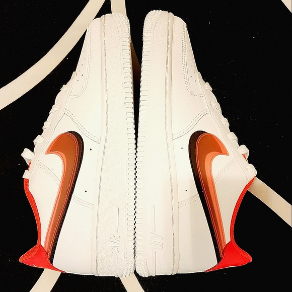 Nike Air Force 1 LV8 GS Double Swoosh Bright Crimson CW1574-101 Size 6.5 New - Picture 7 of 12